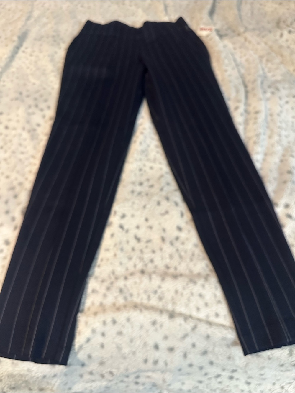 Jones New York Navy Pinstripe Skinny Pants